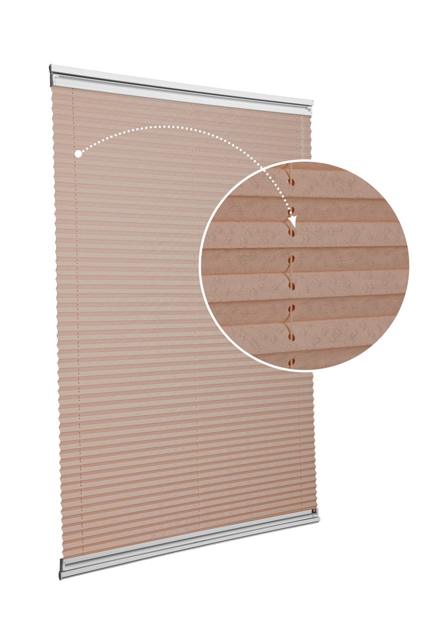 Yapıştırmalı Sistem (Desenli Kumaş) Lotus-Kahverengi -705 - Gümüş Gri