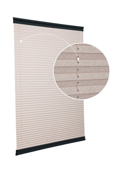 Yapıştırmalı Sistem (Desenli Kumaş) Lotus-Kül Gri -3078 - Antresit Gri