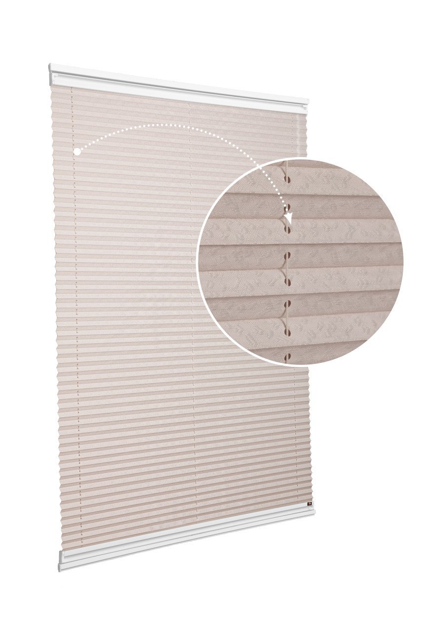 Yapıştırmalı Sistem (Desenli Kumaş) Lotus-Kül Gri -3078 - Beyaz