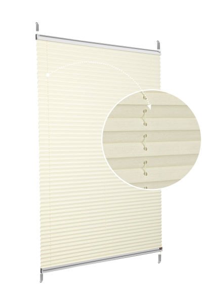 Easyfix Askılı Sistem (Desenli Kumaş) Abelia-Krem -502 - Gümüş Gri