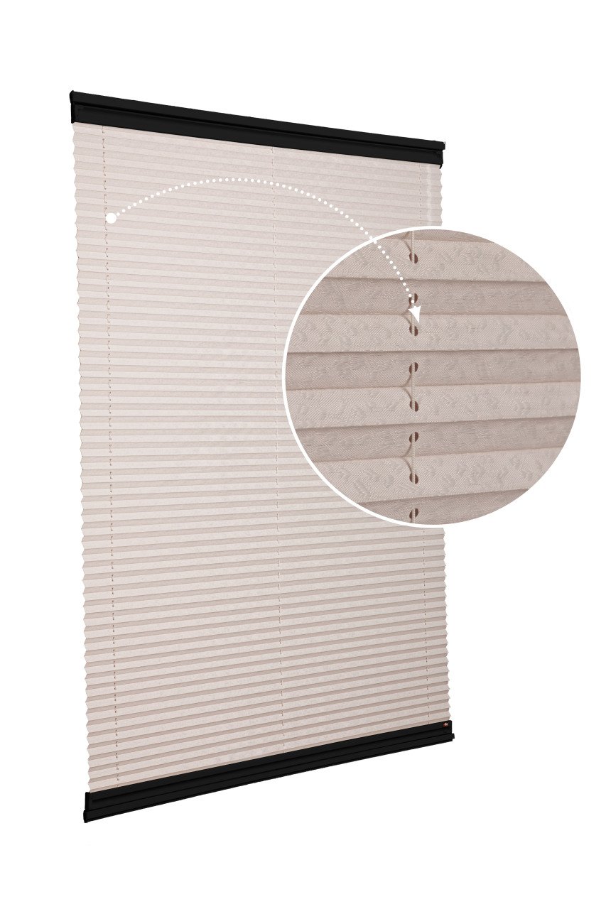 Yapıştırmalı Sistem (Desenli Kumaş) Lotus-Kül Gri -3078 - Siyah