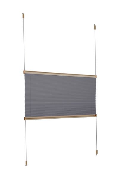 Easyfix Askılı Sistem (Desenli Kumaş) Lotus-Antresit Gri -2421 - Bronz