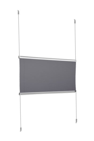 Easyfix Askılı Sistem (Desenli Kumaş) Lotus-Antresit Gri -2421 - Gümüş Gri