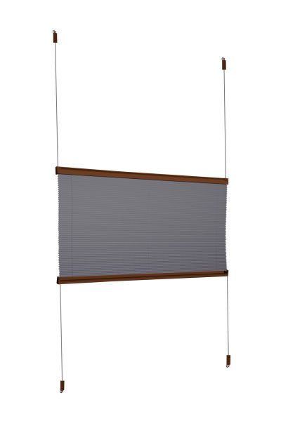 Easyfix Askılı Sistem (Desenli Kumaş) Lotus-Antresit Gri -2421 - Kahverengi