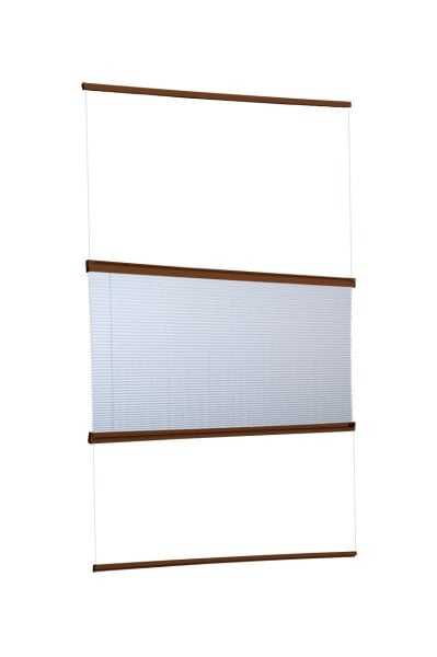 Yapıştırmalı Plise Perde (Düz Kumaş) Violet-A.Gri-2255 - Kahverengi