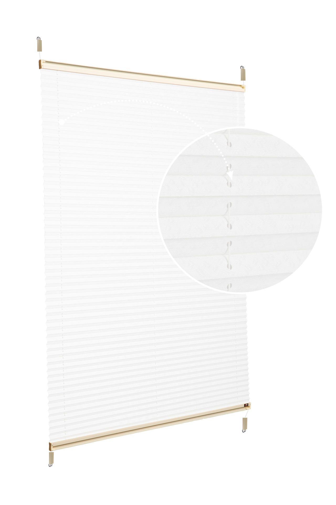 Easyfix Askılı Sistem (Desenli Kumaş) Lotus-Beyaz-01 - Krem