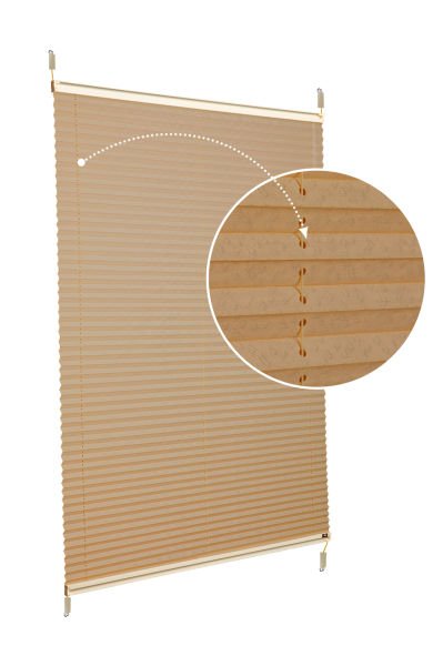 Easyfix Askılı Sistem (Desenli Kumaş) Lotus-Bronz -519 - Krem