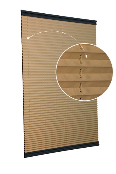 Yapıştırmalı Plise Perde (Düz Kumaş) Violet-Bronz-519 - Antresit Gri