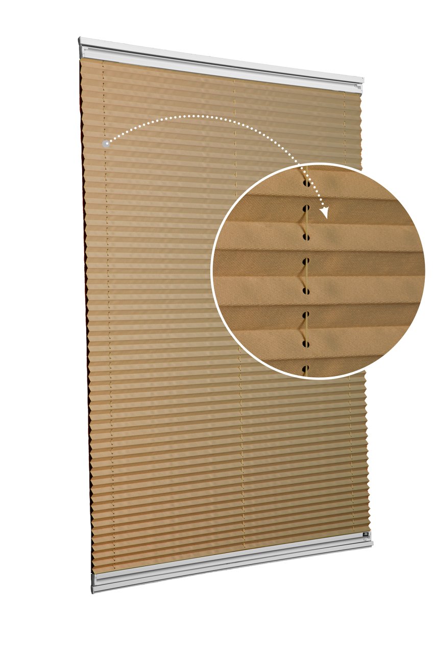 Yapıştırmalı Plise Perde (Düz Kumaş) Violet-Bronz-519 - Gümüş Gri