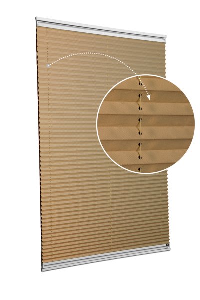 Yapıştırmalı Plise Perde (Düz Kumaş) Violet-Bronz-519 - Gümüş Gri