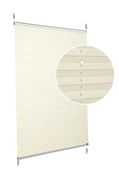 Easyfix Askılı Sistem (Desenli Kumaş) Lotus-Krem -502 - Gümüş Gri