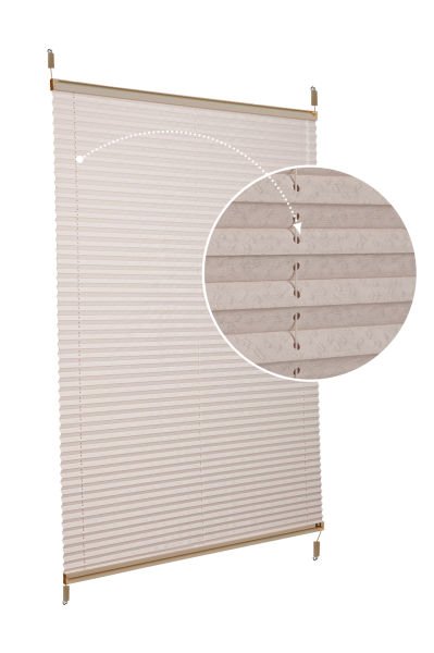 Easyfix Askılı Sistem (Desenli Kumaş) Lotus-Kül Gri -3078 - Bronz