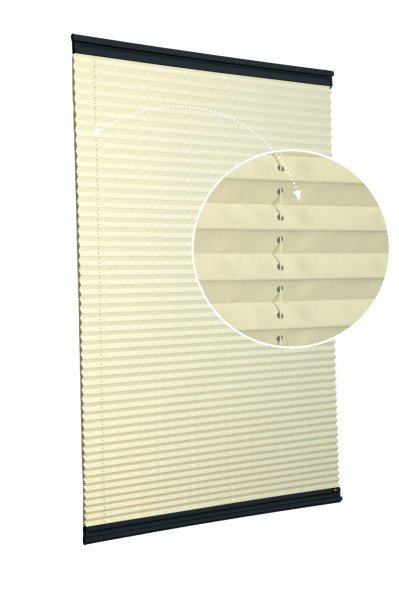 Yapıştırmalı Plise Perde (Düz Kumaş) Violet-Sarı-726 - Antresit Gri