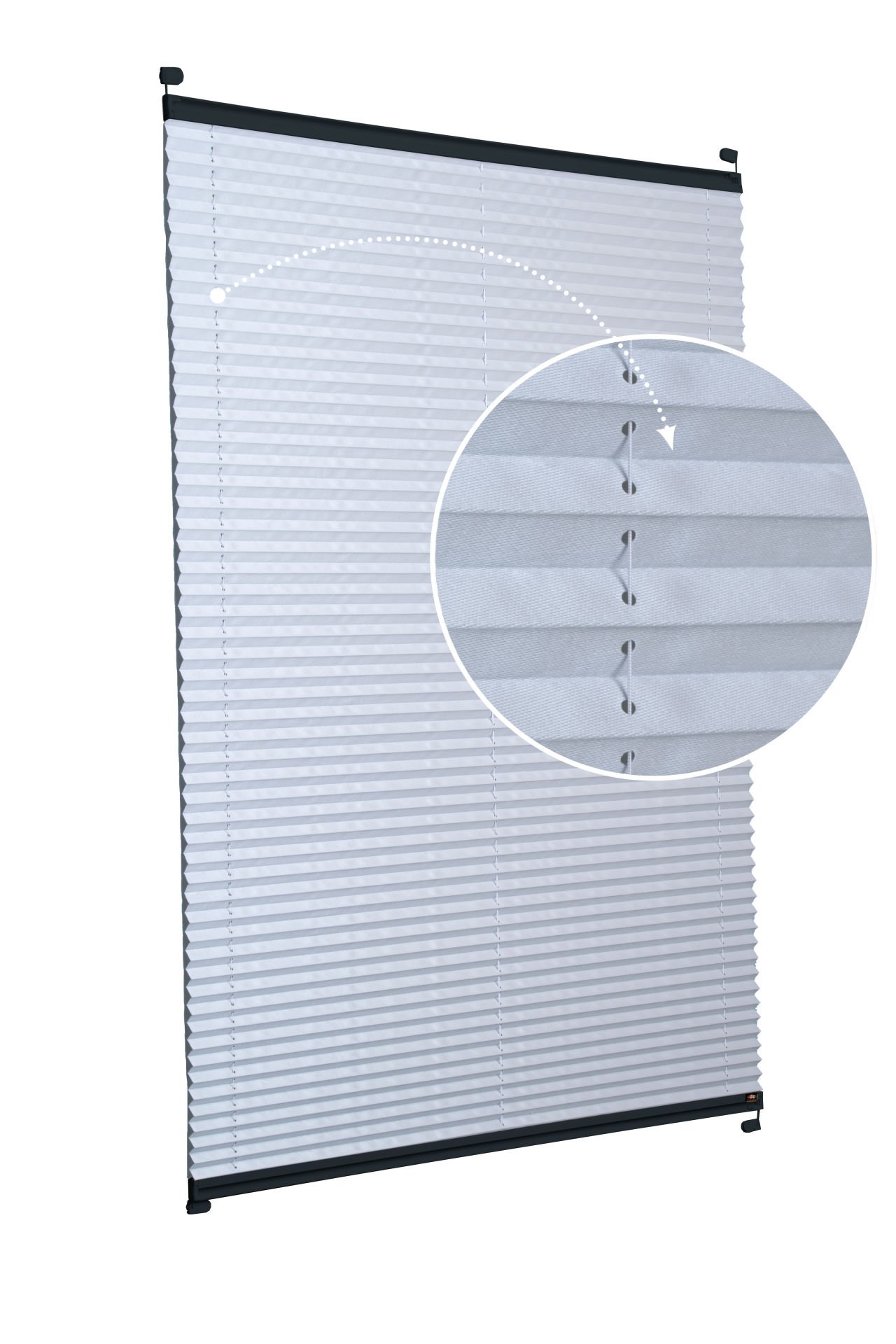 Karartma Plise Perde Antresit Gri-2421 - Antresit Gri