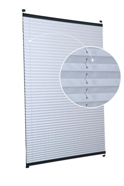 Karartma Plise Perde Antresit Gri-2421 - Antresit Gri