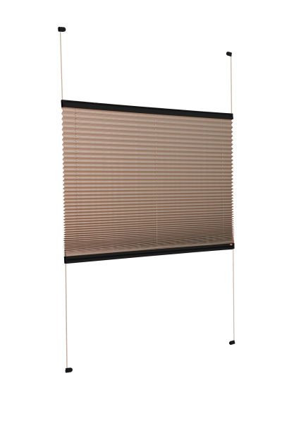 Karartma Plise Perde Kahverengi -705 - Siyah