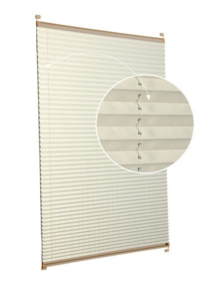 Karartma Plise Perde Krem-502 - Bronz