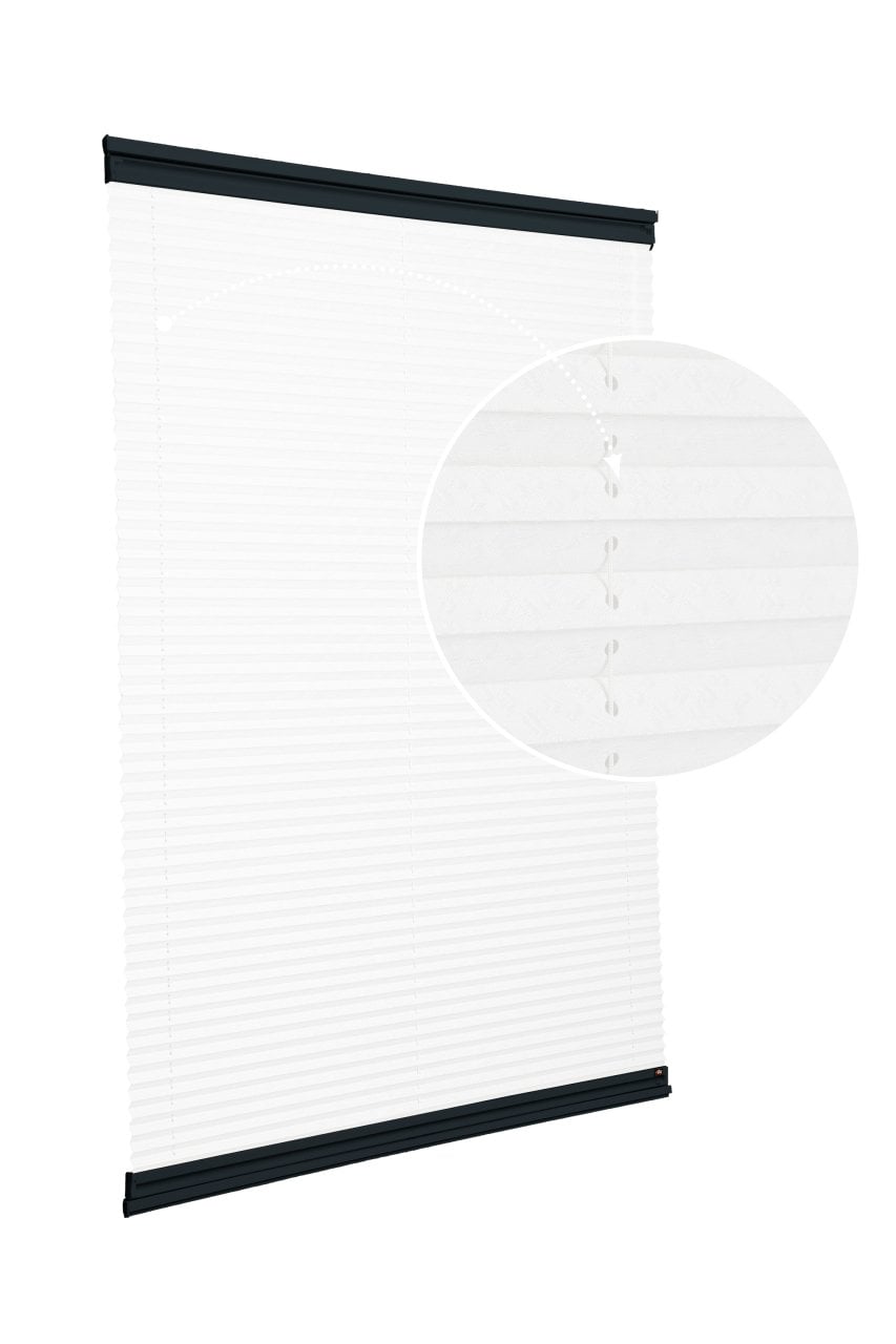 Yapıştırmalı Sistem (Desenli Kumaş) Lotus-Beyaz-01 - Antresit Gri