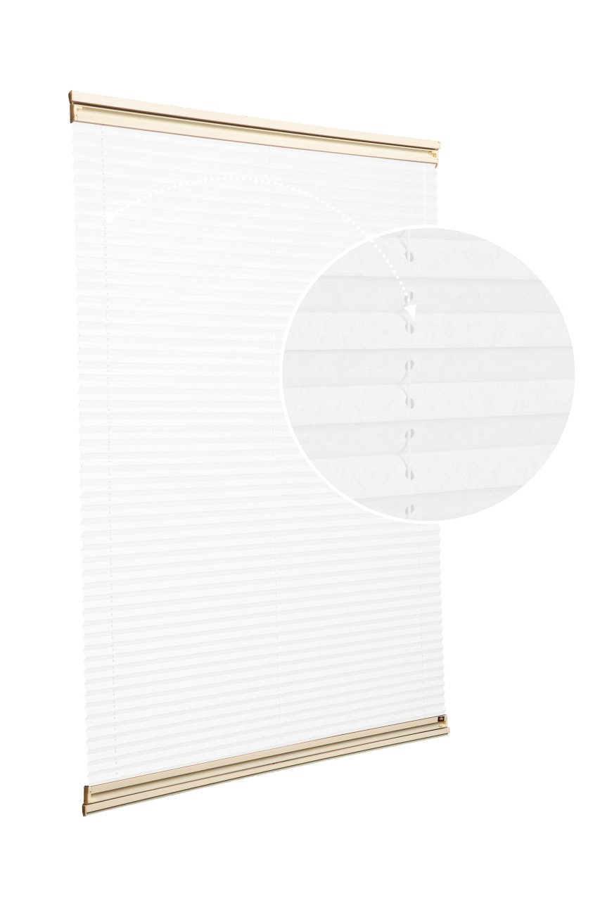 Yapıştırmalı Sistem (Desenli Kumaş) Lotus-Beyaz-01 - Krem