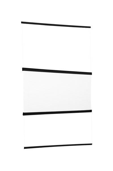 Yapıştırmalı Sistem (Desenli Kumaş) Lotus-Beyaz-01 - Siyah